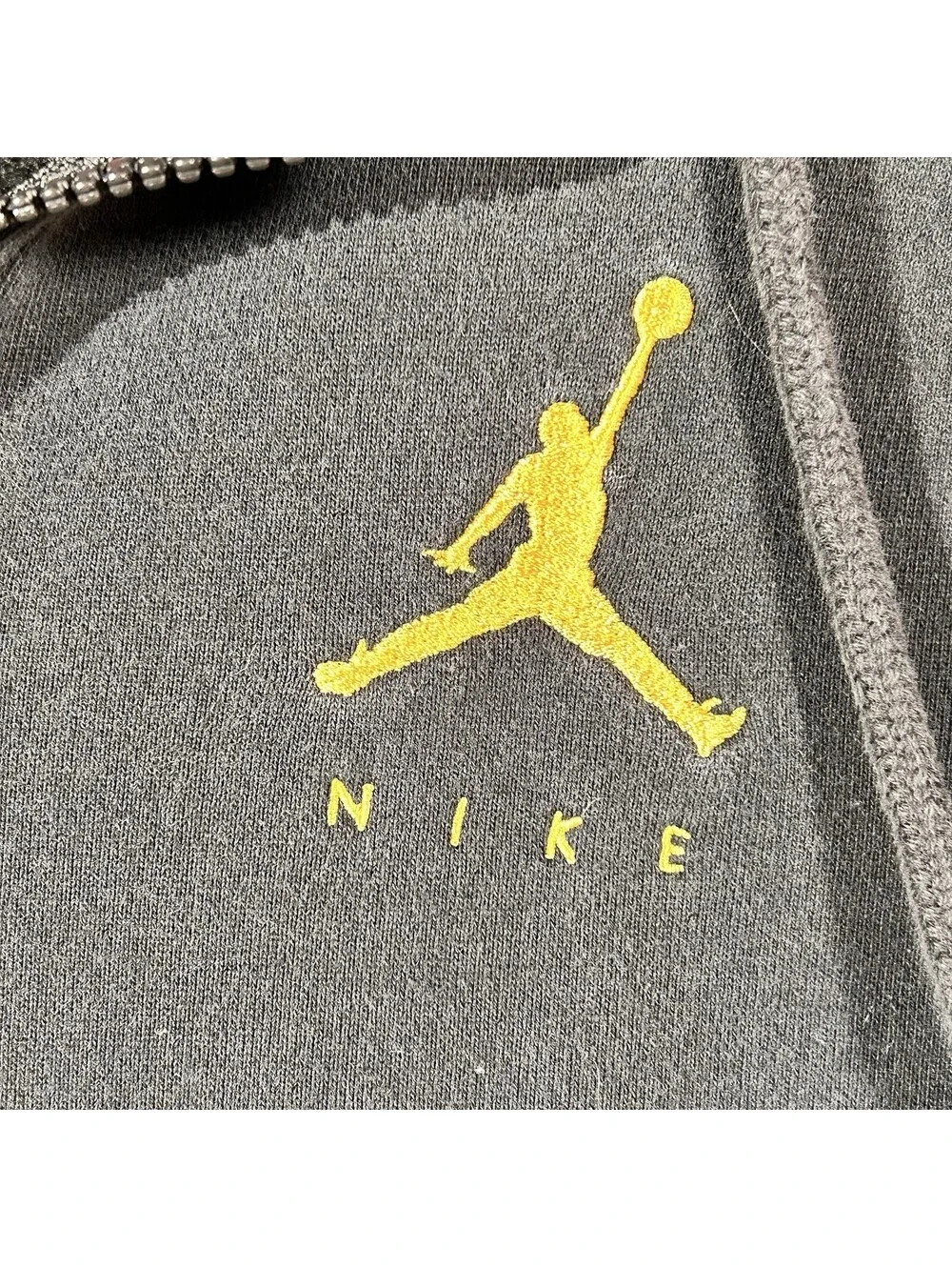 Vintage 1998 Jordan Nike Air Jumpman NBA Finals Full Zip Y2K S Hoodie
